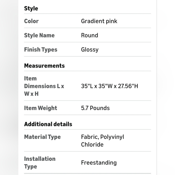 Pink Inflatable Hot Tub - Picture 7 of 7